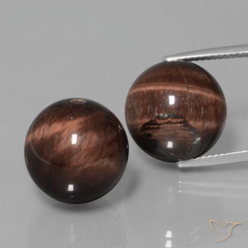 Multicolor Tiger's Eye Matrix Gem - 19.8ct Drilled Sphere (ID: 422953)