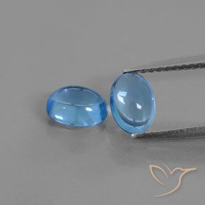 Cabochon hot sale blue topaz