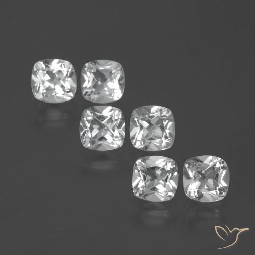 2.80ctw Natural Clear White Topaz, Cushion, VVS-VS, Photo A