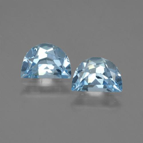 Sky Blue Topaz Gem - 0.9ct Fancy Facet (ID: 433239)