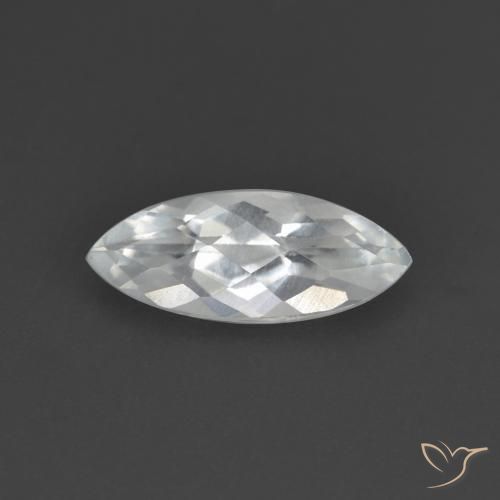 1.67ct Natural White Topaz, Marquise, VS, Photo A