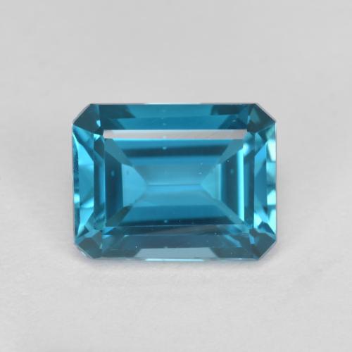Blue Topaz 2 Carat Octagon / Emerald Cut from Brazil Gemstone