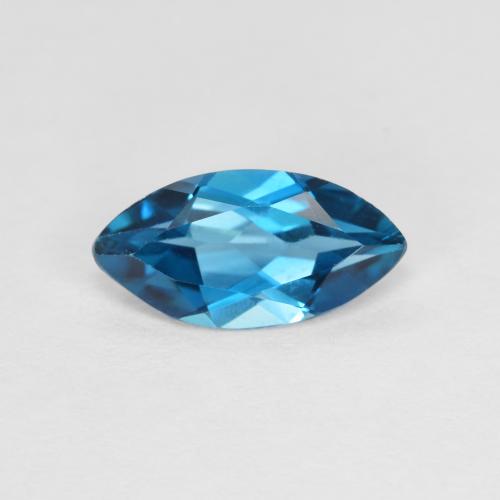 Blu London Topazio Gem - 1.1ct Marquise sfaccettato (ID: 630764)