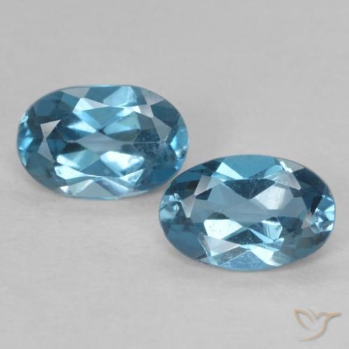 Loose London Blue Topaz Gemstones