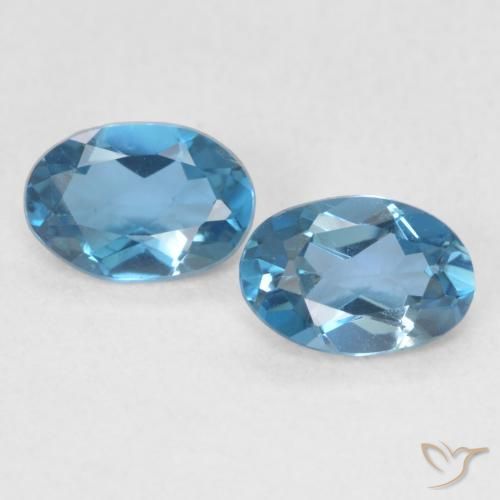 Loose London Blue Topaz Gemstones