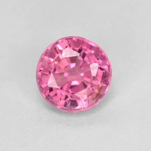 ミディアムピンク トルマリン 宝石 - 0.4ct ラウンドファセット (ID: 628061)