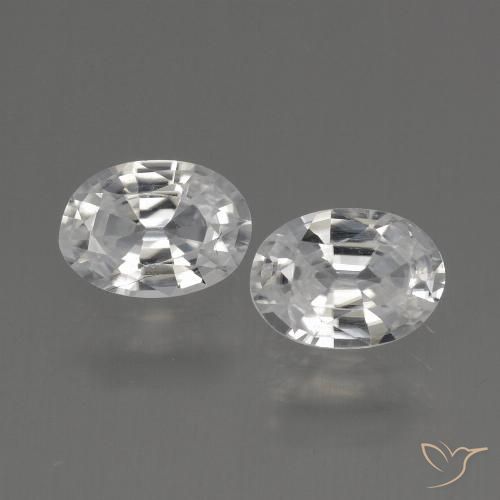 Buy White Zircon: Natural Loose Colorless White Zircon Gems at GemSelect.