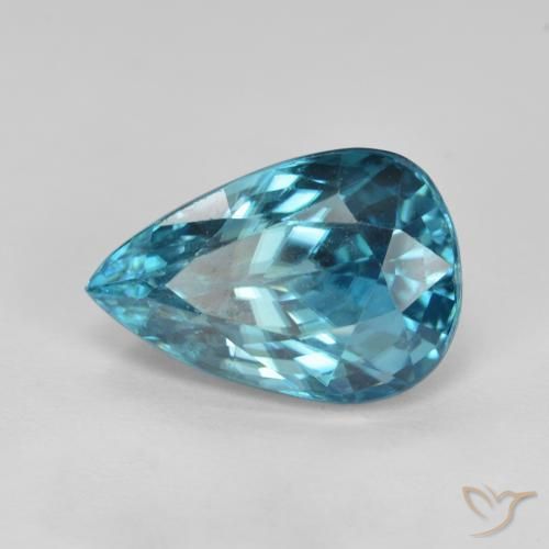 Shop Loose Blue Zircon, Natural Blue Stones for Rings, Necklaces ...