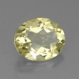 3.2 carat Oval 10.8x9 mm Yellow Quartz Gemstone